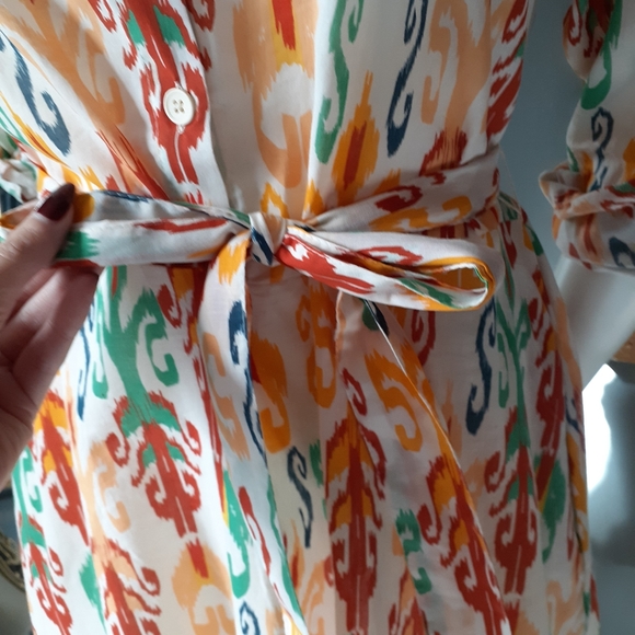 Zara 100% Cotton Midi Dress - Picture 6 of 15